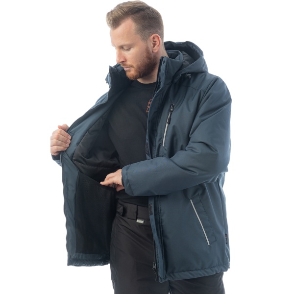 Куртка мужская зимняя Brodeks KW 210, темно-синий: купить в интернет-магазине